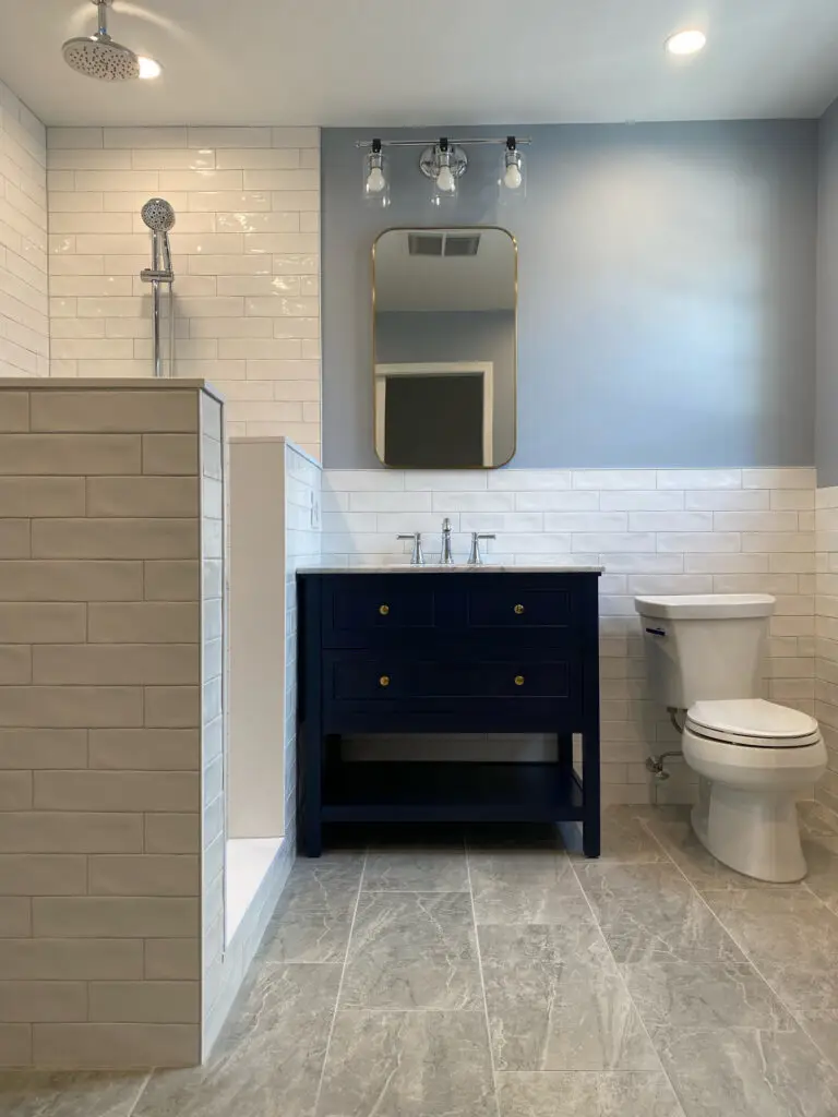 Gans Bathroom Remodel Sink and Bath 2